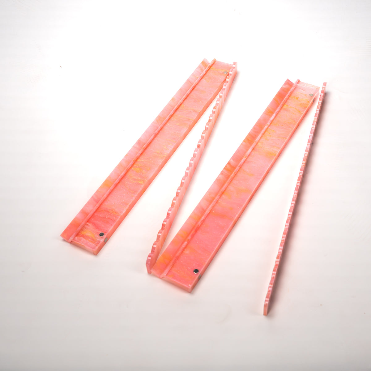 Mahjong Premium Acrylic Racks set| Honey Blossom - Scalloped (PRE-ORDER)