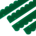 Dark Green Scalloped Pushers — Pre-Order (Set of 4)