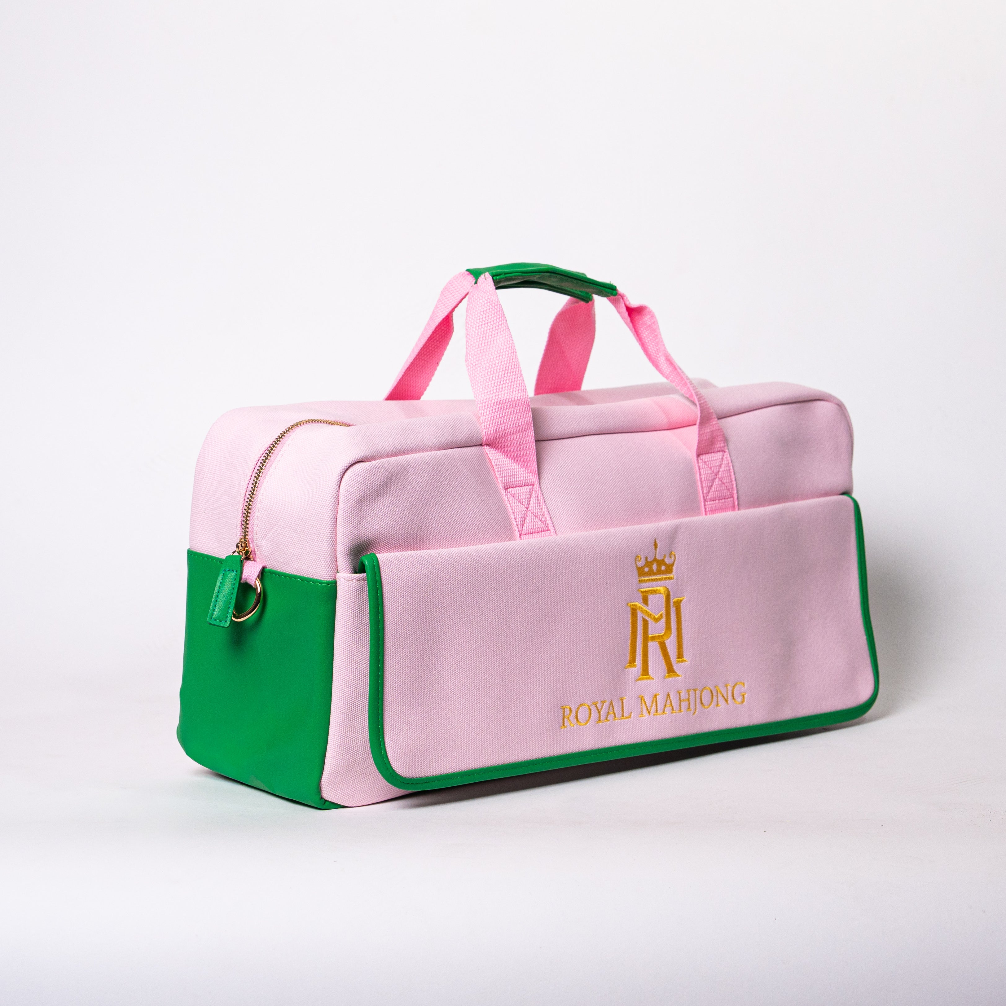 NEW- Royal Mahjong Traveler Bag| Blush & Palm Edition