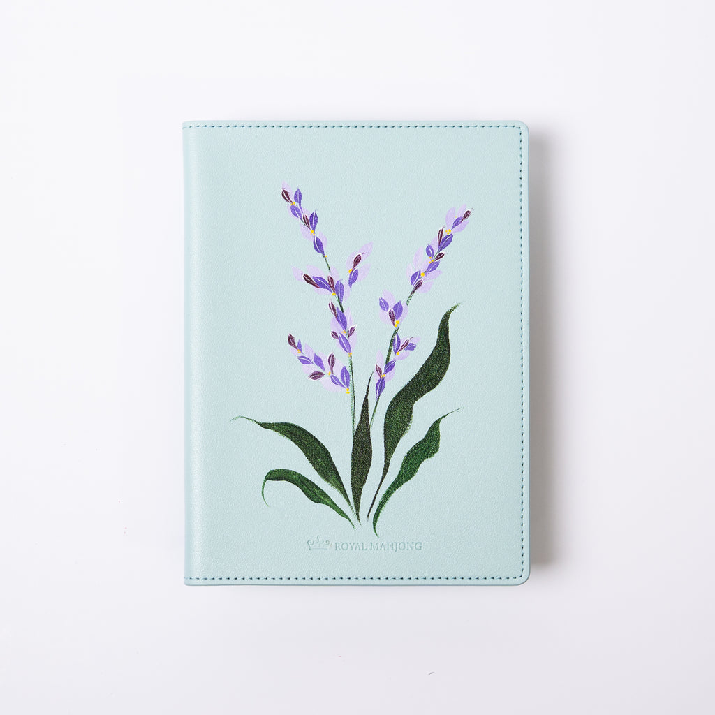 NEW - Hand Painted| Lavender Garden Mahjong Folio