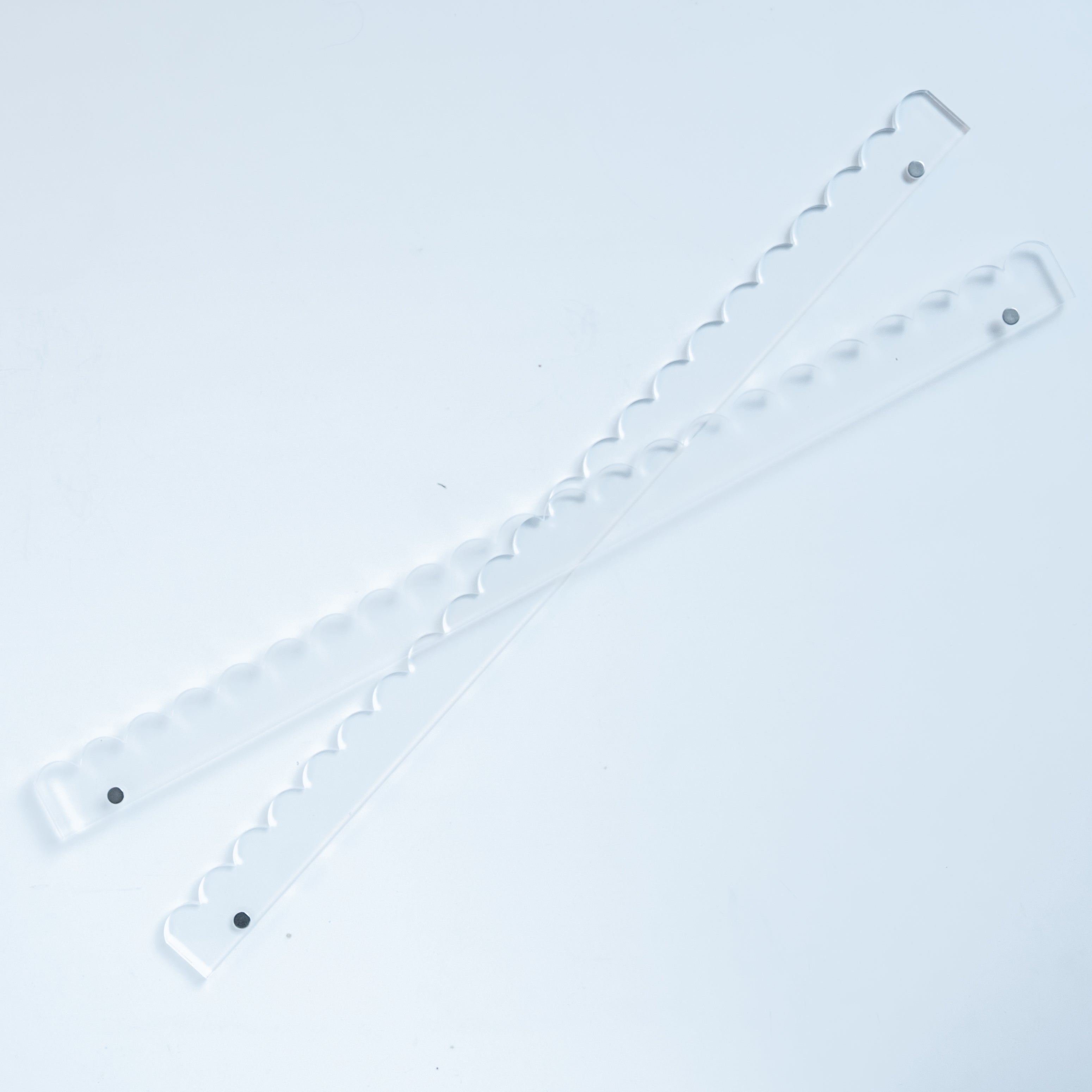 Pre‑Order: Mahjong Acrylic Clear Racks (Set of 4) & Magnetic Pushers (Set of 4, 6 mm Thick) - No Matching Racks