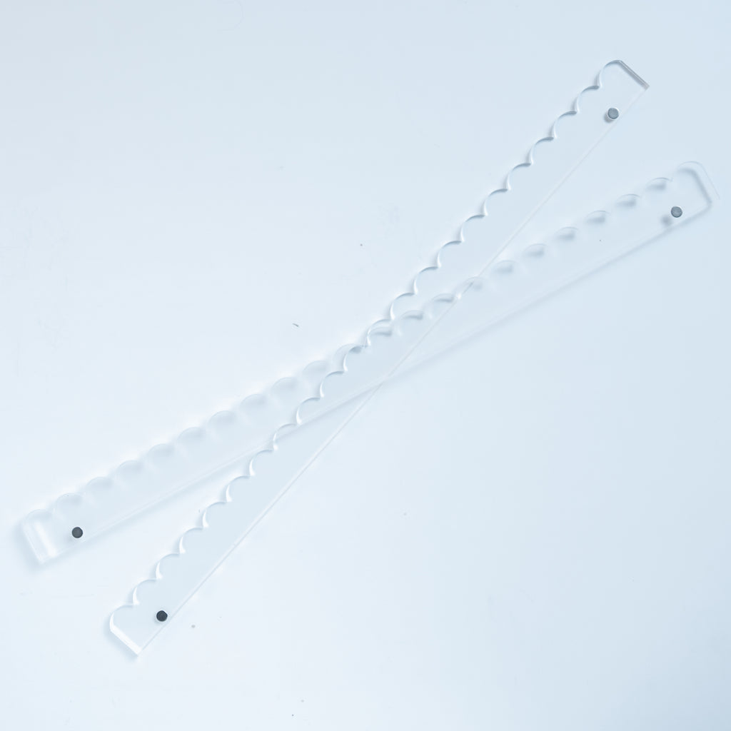 Pre‑Order Bundle: Mahjong Acrylic Clear Racks (Set of 4) & Magnetic Pushers (Set of 8, 6 mm Thick) — No Matching Racks