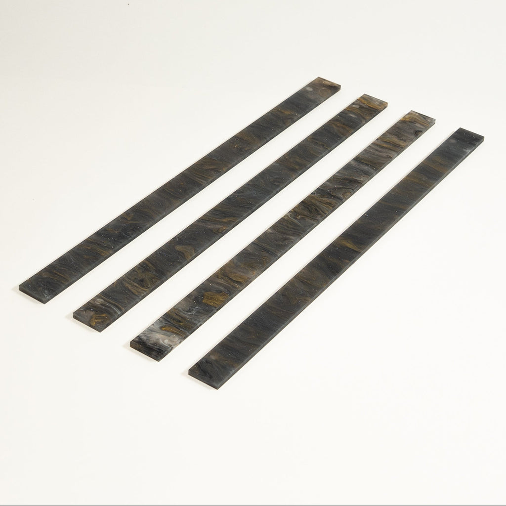 Obsidian Marble Straight Pushers — Pre-Order (Set of 4)