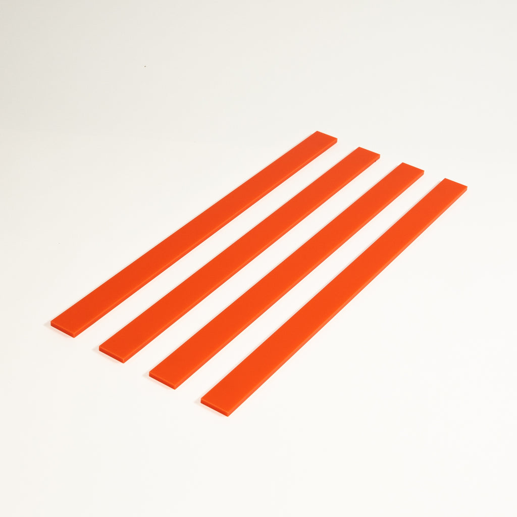 Orange Straight Pushers — Pre-Order (Set of 4)