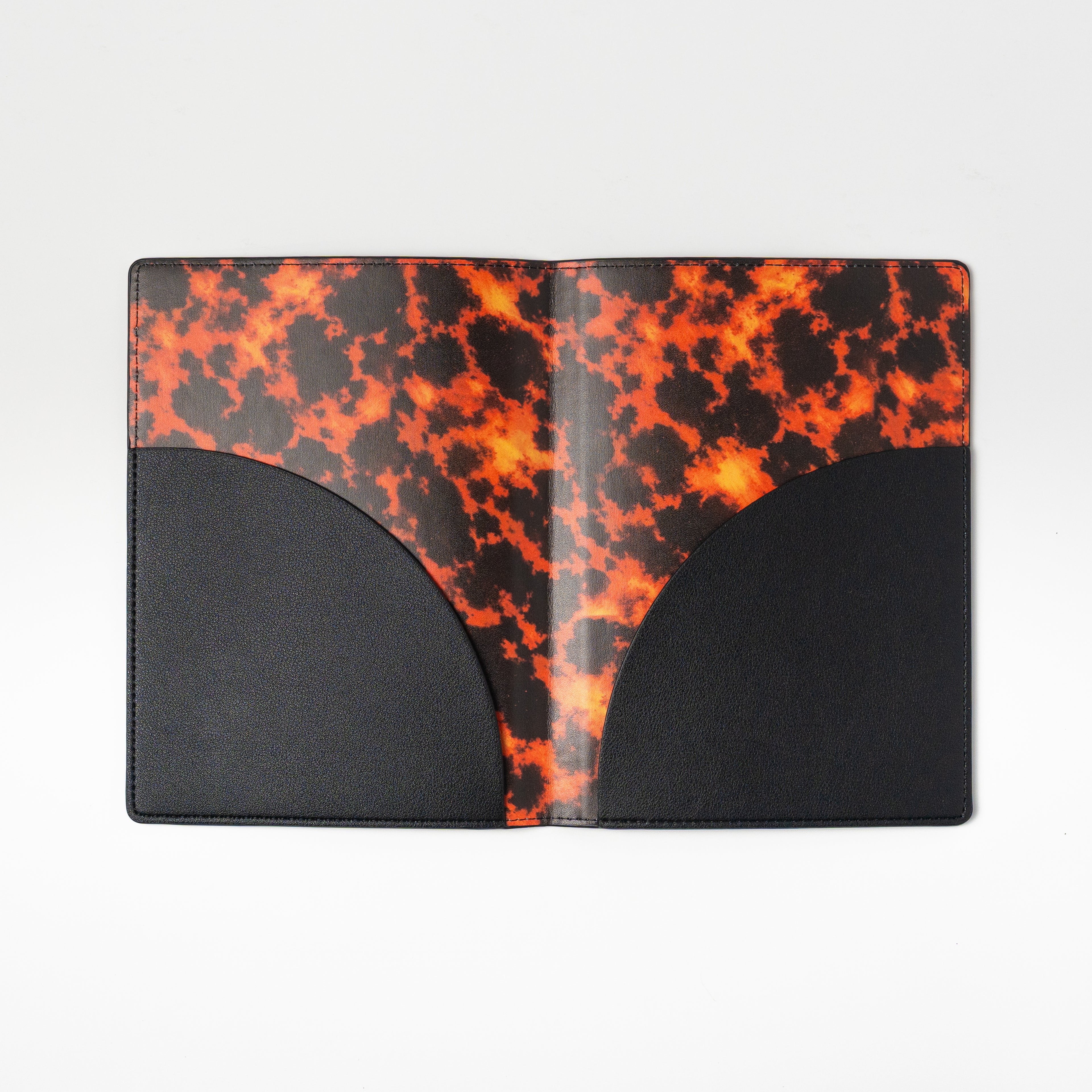 NEW- Hand Painted| Midnight Lily Garden Mahjong Folio