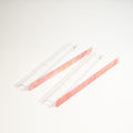 Mahjong Premium Acrylic Racks Set — Clear Racks with Marble Pink Straight Pushers (6mm)